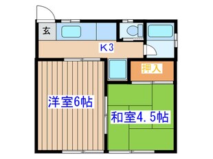 シャトーＫの物件間取画像